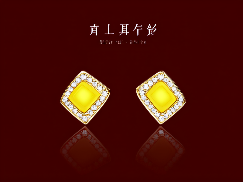 黄金耳钉新款图片